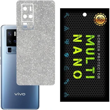 تصویر برچسب پوششی MultiNano مدل X-G1F-Silver برای پشت موبایل ویوو X50 Pro Plus 