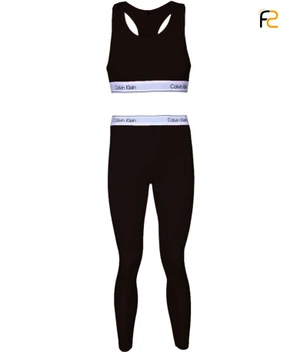 تصویر ست نیم تنه و لگینگ ورزشی زنانه کلوین کلاین مدل 54789009 