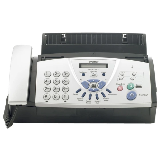 تصویر دستگاه فکس کاربنی FAX-837MCS برادر ا Brother FAX-837MCS Fax Machine Brother FAX-837MCS Fax Machine