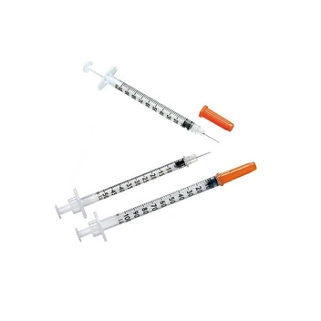 تصویر سرنگ انسولین یک میلی‌لیتر (یک سی سی) BD ا One Milli liter BD Insulin Syringe One Milli liter BD Insulin Syringe