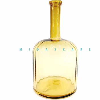 تصویر بطری بزرگ گردن بلند عسلی 