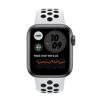 تصویر ساعت هوشمند اپل سری اس ای مدل Apple Watch Series SE 40mm با بند نایک اسپرت ا Apple Watch Series SE 40mm With Nike Sport Band Apple Watch Series SE 40mm With Nike Sport Band