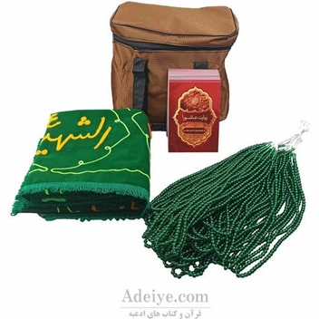 تصویر پک سفره صلوات + هدیه (یک عدد کیف نگهداری و حمل) 