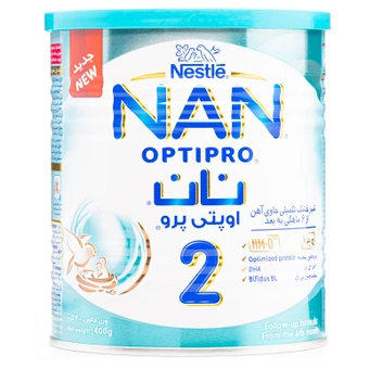 تصویر شیر خشک نان ۲ نستله مناسب ۶ تا ۱۲ ماهگی ۴۰۰ گرم ا Nestle Nan 2 Milk Powder 400g Nestle Nan 2 Milk Powder 400g