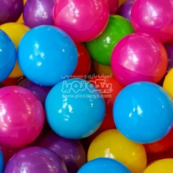 تصویر توپ بازی کودک استخر توپ رنگی بسته 1000 تایی کد P/005/N1000 