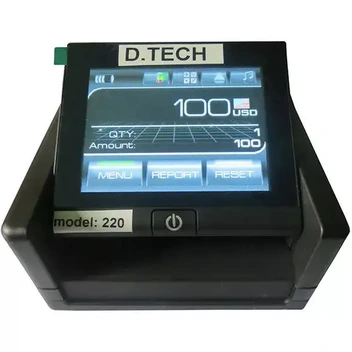 تصویر دستگاه تفکیک و تشخیص اصالت اسکناس دیتک مدل 220 