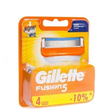تصویر تیغ یدک 5 لبه ژیلت Gillette مدل 5 Fusion بسته 4 عددی تیغ یدک 5 لبه ژیلت Gillette مدل 5 Fusion بسته 4 عددی