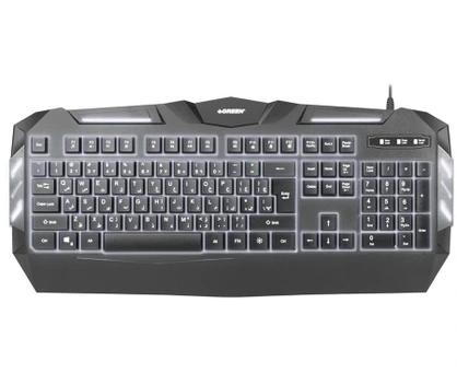 تصویر کیبورد مخصوص بازی گرین مدل GK403 ا Green GK403 Gaming Keyboard Green GK403 Gaming Keyboard