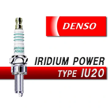 تصویر شمع موتورسیکلت دنسو مدل IU-20 سوزنی ایریدیوم پایه کوتاه آچار 16 (اصلی) ا Denso IU-20 Iridium Power Plug Denso IU-20 Iridium Power Plug