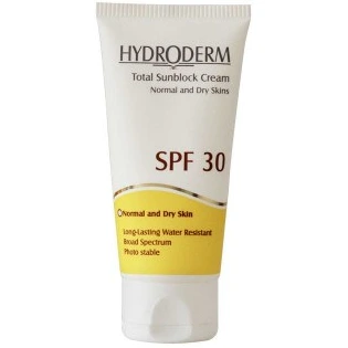 تصویر کرم ضد آفتاب بی رنگ هیدرودرم  SPF30  