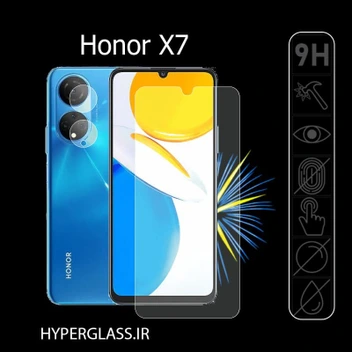 تصویر گلس محافظ صفحه نمایش نانو بلک اورجینال گوشی آنر Honor X7 
