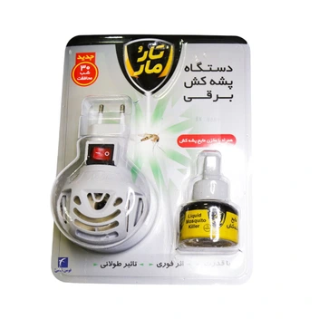 تصویر دستگاه پشه کش برقی همراه با مخزن مایع پشه کش تارومار 