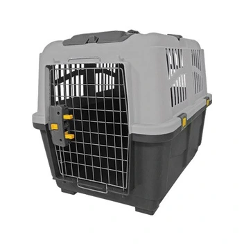 تصویر باکس حمل و نقل سگ و گربه رها همراه با چرخ سایز 5 