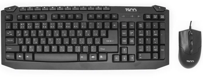 تصویر کیبورد و ماوس تسکو مدل TKM 8054N با حروف فارسی ا TSCO TKM 8054N Keyboard With Mouse With Persian Letters TSCO TKM 8054N Keyboard With Mouse With Persian Letters