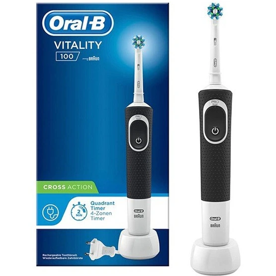 تصویر مسواک برقی اورال بی مدل Vitality مدل 3D White ا Oral Vitality Series 3D White Toothbrush Oral Vitality Series 3D White Toothbrush