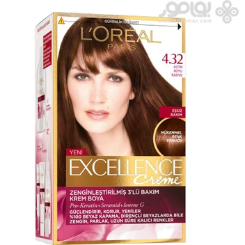 تصویر کیت رنگ موی لورال پاریس مدل Excellence شماره 4.32 