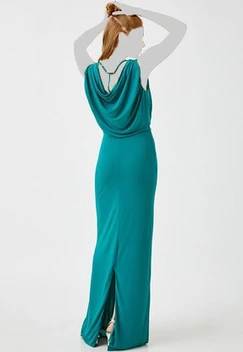 تصویر خرید لباس مجلسی زنانه جدید برند کوتون رنگ سبز کد ty34422219 ا Kadın Yeşil Elbise 5YAK84911SK Kadın Yeşil Elbise 5YAK84911SK
