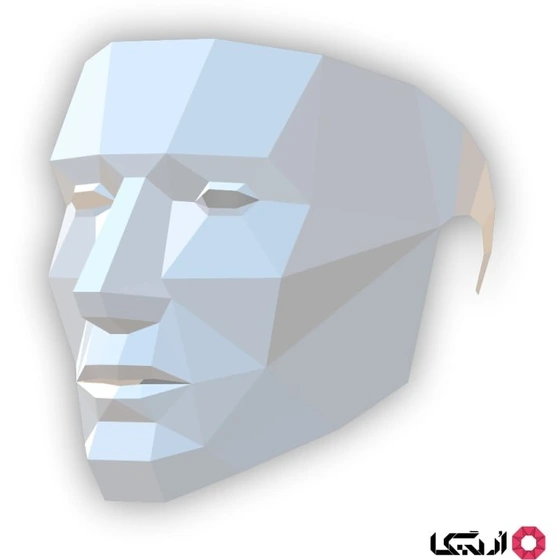 تصویر ماسک صورت نقاب (3D) 