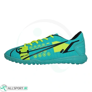 تصویر کفش چمن مصنوعی نایک مرکوریال ویپور  طرح اصلی Nike Mercurial Vapor Black  Green Blue 