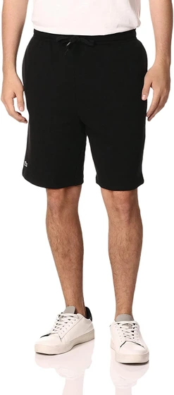 تصویر شلوارک ورزشی تنیس مردانه لاگوست مدل ‎ GH2136-51 ا Lacoste Men's Sport Tennis Fleece Short X-Large Black Lacoste Men's Sport Tennis Fleece Short X-Large Black