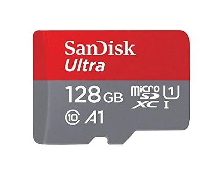 تصویر کارت حافظه SanDisk 128GB Ultra microSDXC UHS-I با استفاده از کارت حافظه ... ا SanDisk 128GB Ultra MicroSDXC UHS-I Memory Card with Adapter - 100MB/s, C10, U1, Full HD, A1, Micro SD Card - SDSQUAR-128G-GN6MA SanDisk 128GB Ultra MicroSDXC UHS-I Memory Card with Adapter - 100MB/s, C10, U1, Full HD, A1, Micro SD Card - SDSQUAR-128G-GN6MA