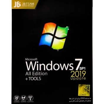 تصویر ویندوز 7  آپدیت 2019 تمام ویرایش ها همراه ابزارها Windows 7 SP1 Update 2019 All Edition + TOOLS – جی بی تیم 