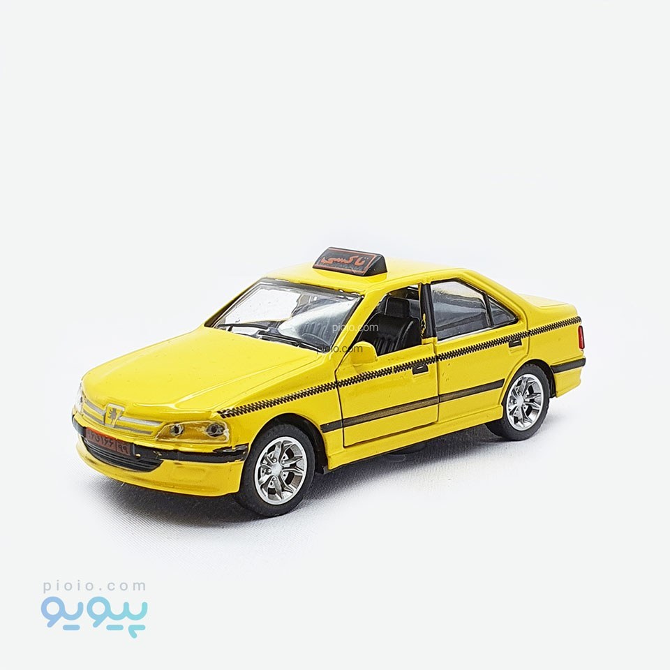 تصویر ماشین فلزی تاکسی پژو پارس 