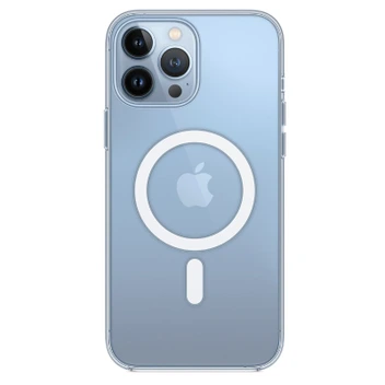 تصویر قاب شفاف آیفون13پرومکس اپل مگ سیف دار اصلی ا iPhone 13 Pro Max Clear Case with MagSafe iPhone 13 Pro Max Clear Case with MagSafe