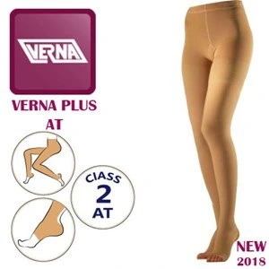 تصویر جوراب واریس شلواری کلاس 2 ورنا پلاس AT کفه دار Verna Plus ا Verna Plus Compression Stockings-AT Verna Plus Compression Stockings-AT
