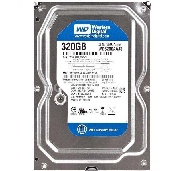 تصویر Western Digital Blue 320GB Internal HDD ا هارد دیسک اینترنال وسترن دیچیتال آبی ظرفیت 320 گیگابایت هارد دیسک اینترنال وسترن دیچیتال آبی ظرفیت 320 گیگابایت