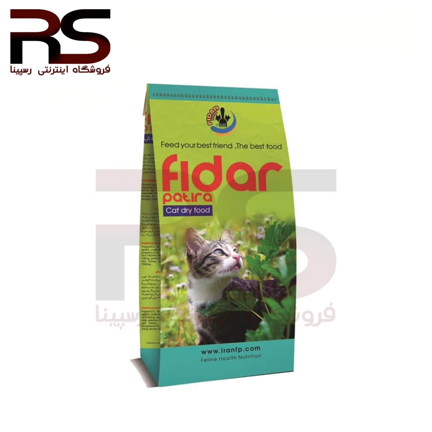 تصویر غذای خشک گربه بالغ برند فیدار پاتیرا بسته 10کیلوگرمی 