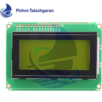 تصویر LCD کاراکتری 16*4 سبز 