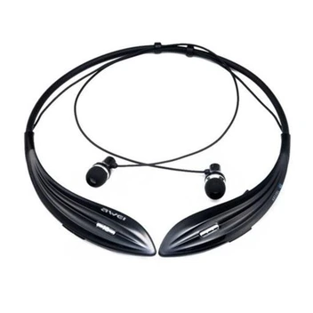 تصویر هندزفری دور گردن بی سیم Awei مدل A810 ا Awei A810BL Wireless Neck Band Stylish Bluetooth Headset Awei A810BL Wireless Neck Band Stylish Bluetooth Headset