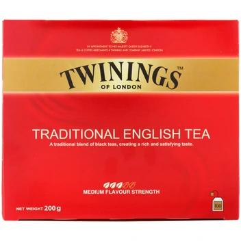 تصویر چای سیاه کیسه‌ای سنتی انگلیسی توینینگز ۱۰۰ عددی ا - -