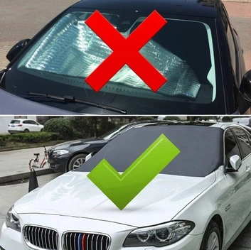 تصویر آفتابگیر مگنتى شیشه جلو خودرو 