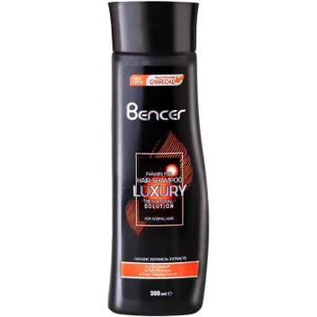 تصویر شامپو مو ذغالی مناسب مو های نرمال 300 میل بنسر ا Bencer Charcoal Shampoo For All Types Of Hair 300ml Bencer Charcoal Shampoo For All Types Of Hair 300ml