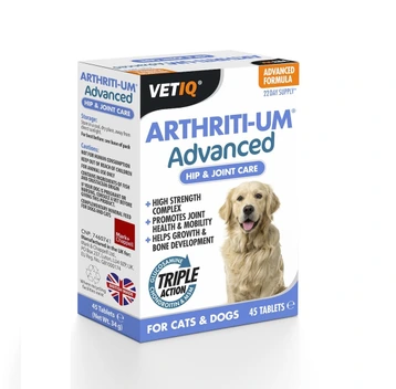 تصویر مکمل تقویت کننده مفاصل و غضروف سگ |  ARTHRITI-UM® ADVANCED VETIQ 