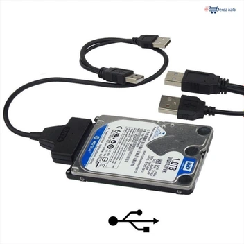 تصویر کابل تبدیل هارد SATA/IDE به USB2.0 ا SATA/IDE to USB2.0 SATA/IDE to USB2.0