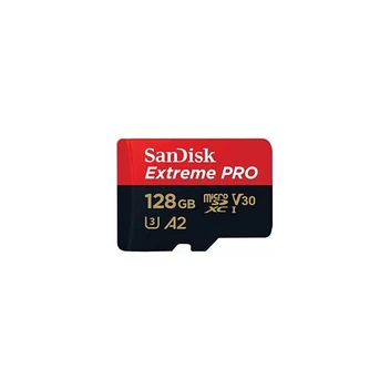 تصویر کارت حافظه microSDHC سندیسک مدل Extreme Pro V30 با ظرفیت 128گیگابایت استاندارد UHS-I U3 سرعت خواندن 200 مگابایت ا Sandisk Extreme Pro V30 UHS-I U3 microSDHC Card 128GB Sandisk Extreme Pro V30 UHS-I U3 microSDHC Card 128GB