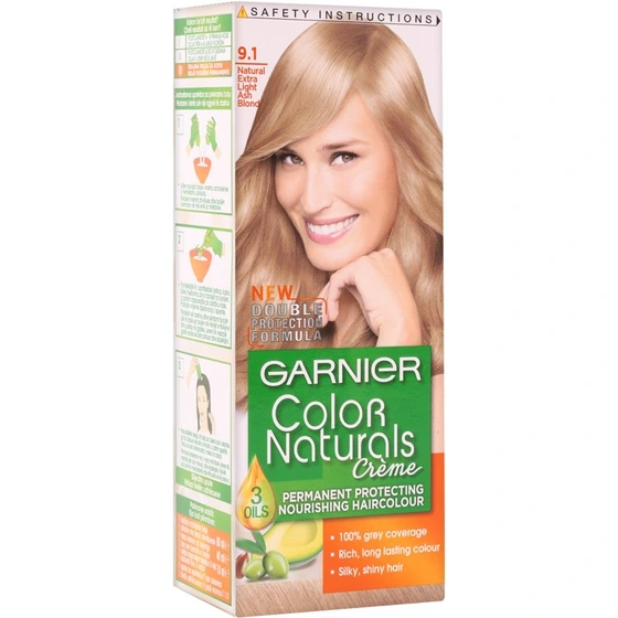 تصویر کیت رنگ مو گارنیه شماره 9.1 ا Garnier Color Naturals Hair Cream Color Kit No.9.1 Garnier Color Naturals Hair Cream Color Kit No.9.1