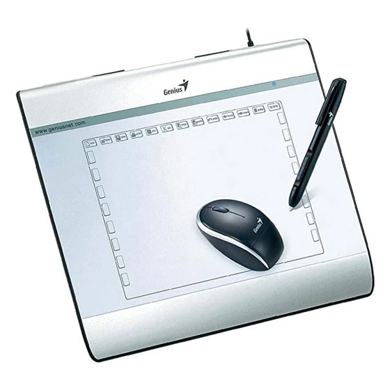 تصویر قلم نوری و ماوس پن جنیوس مدل i608X ا Genius i608X Digital Pen MousePen Genius i608X Digital Pen MousePen