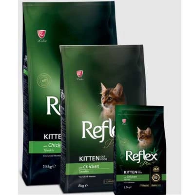 تصویر غذای خشک بچه گربه رفلکس طعم مرغ وزن ۱.۵ کیلوگرم ا Reflex Dry cat Food Chicken Flavour For Kittens 1.5kg Reflex Dry cat Food Chicken Flavour For Kittens 1.5kg