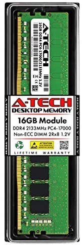 خرید و قیمت A-Tech 16GB DDR4 2133MHz DIMM PC4-17000 UDIMM Non-ECC