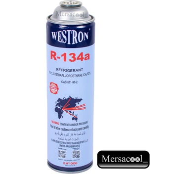 تصویر گاز R134a وسترون 1000 گرمي ا westron R134a refrigerant gas westron R134a refrigerant gas