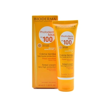 تصویر ضد آفتاب فتودرم مکس 100 بایودرما حجم 40 میل ا Photoderm Max Cream SPF 100 Bioderma Photoderm Max Cream SPF 100 Bioderma