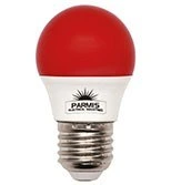 تصویر لامپ حبابی پارمیس مدل LED BULB 5W قرمز 
