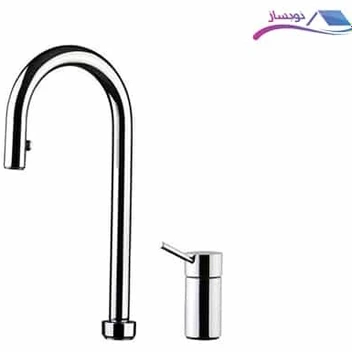 تصویر شیر آشپزخانه کی دبلیو سی مدل INOX ا Kitchen Pullout Faucets Kitchen Pullout Faucets