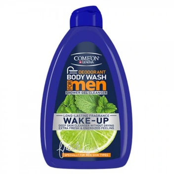 تصویر شامپو بدن ژلی مردانه انرژی حجم 510میل کامان ا Comeon Wake Up Shower Gel Cleanser For Men 510ml Comeon Wake Up Shower Gel Cleanser For Men 510ml