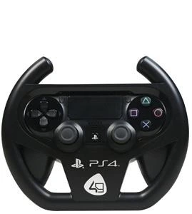 تصویر فرمان بازی فورگیمرز مدل کامپکت برای پلی استیشن 4 ا 4Gamers Compact Racing Wheel For PS4 4Gamers Compact Racing Wheel For PS4