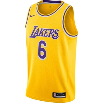 تصویر لباس ورزشی مردانه فروشگاه اسپورتیو ( Sportive ) Nike Los Angeles Lakers NBA Swgmn Jsy Icon 20 Mens Yellow Basketball Tank CW3669-738 - کدمحصول 185261 